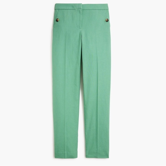 J. Crew Factory Pants - NWT J.Crew Linen-cotton Blend Elastic-back Sailor Pant